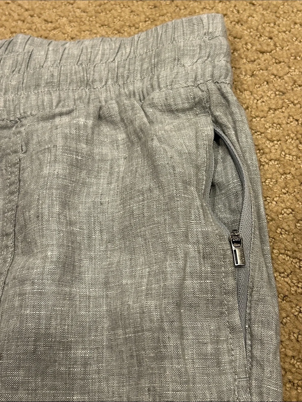 Athleta Linen Drawstring Pants Women’s Size XL